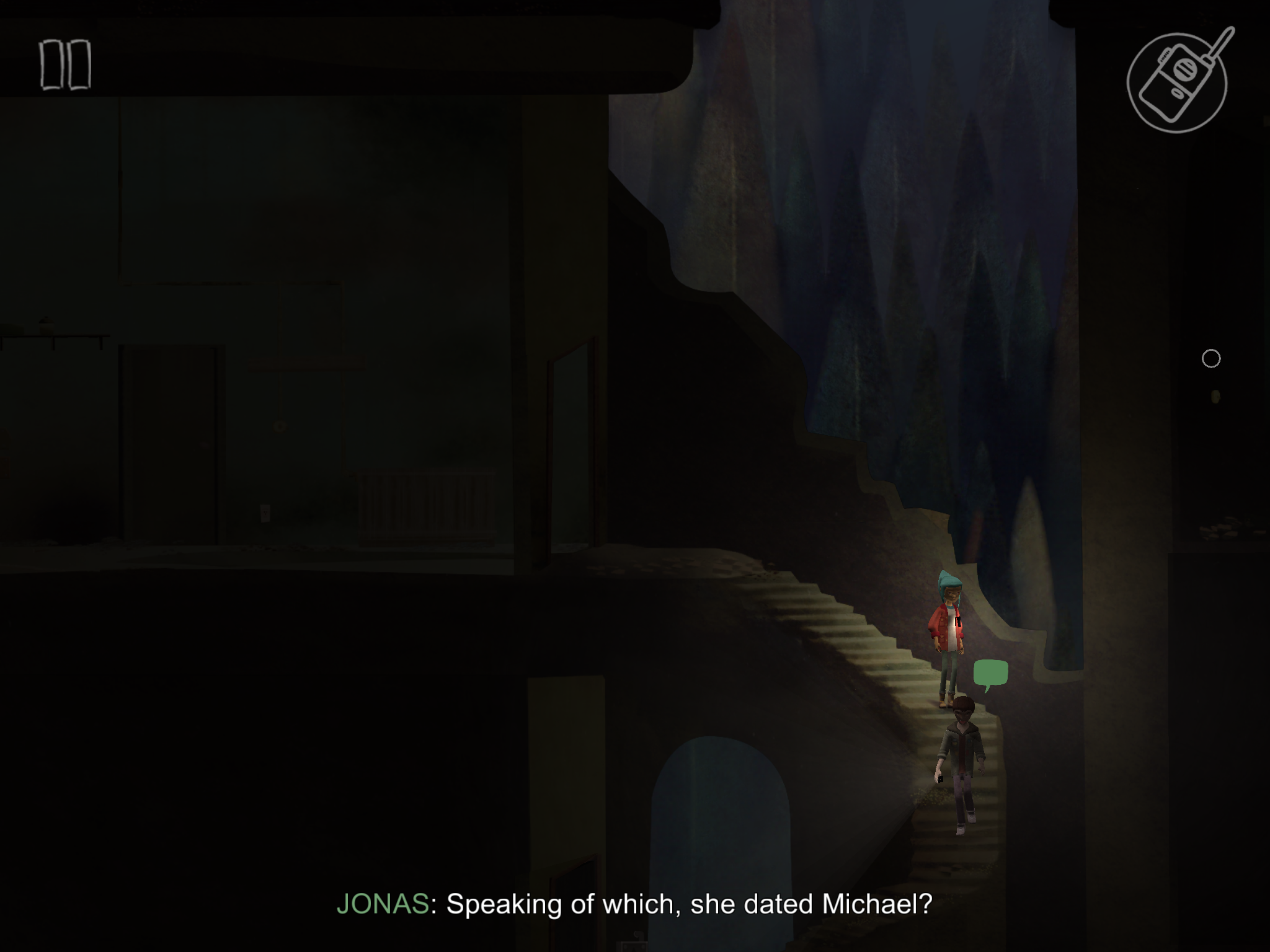 oxenfree game stuck in caves with jonas