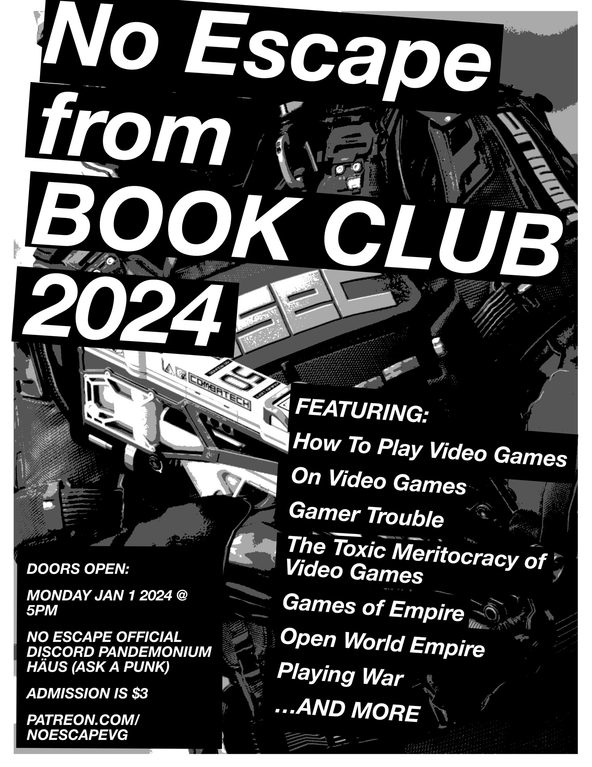 TONIGHT: No Escape From Book Club 2024’s First Meeting!